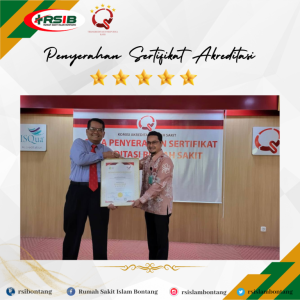 RSIB Terima Sertifikat Paripurna dari KARS